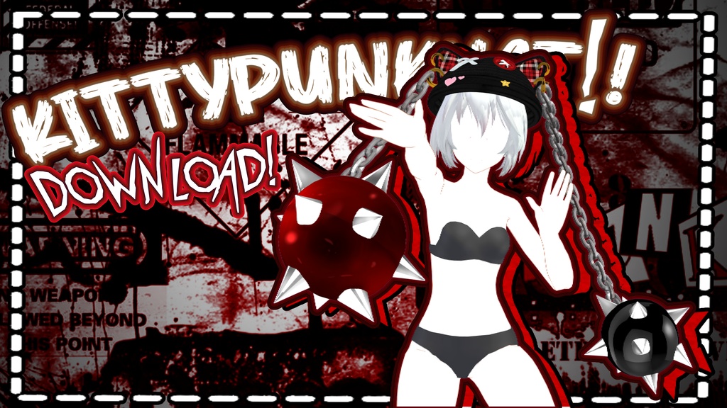 MMD - KittyPunkHat DOWNLOAD!