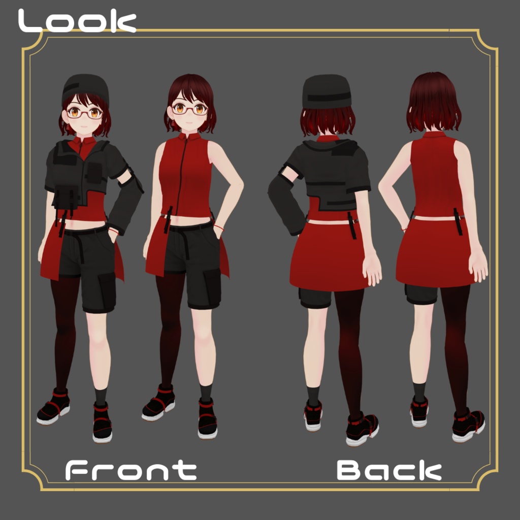 オリジナル3Dモデル「カイホ」