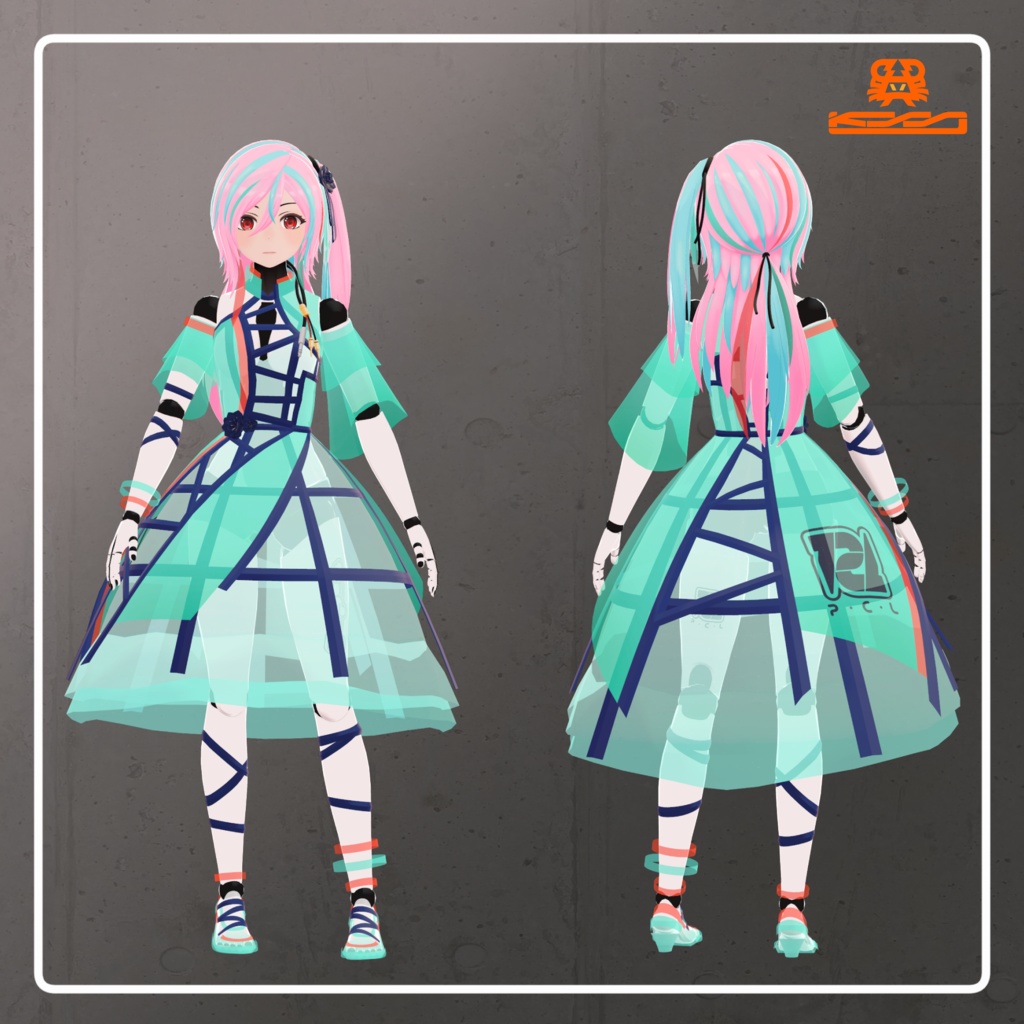 オリジナル3Dモデル「ポプカ-POPCA-」