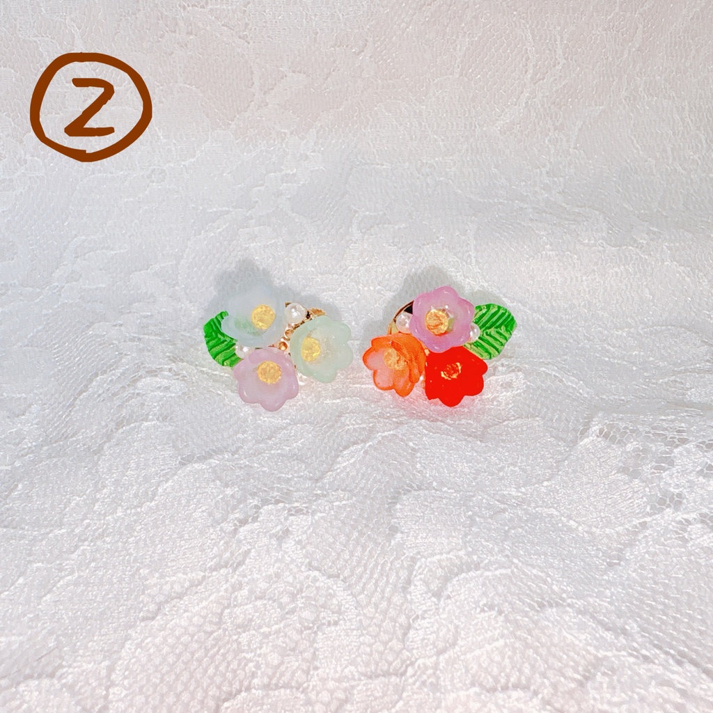 ごきげんふらわ〜イヤリング