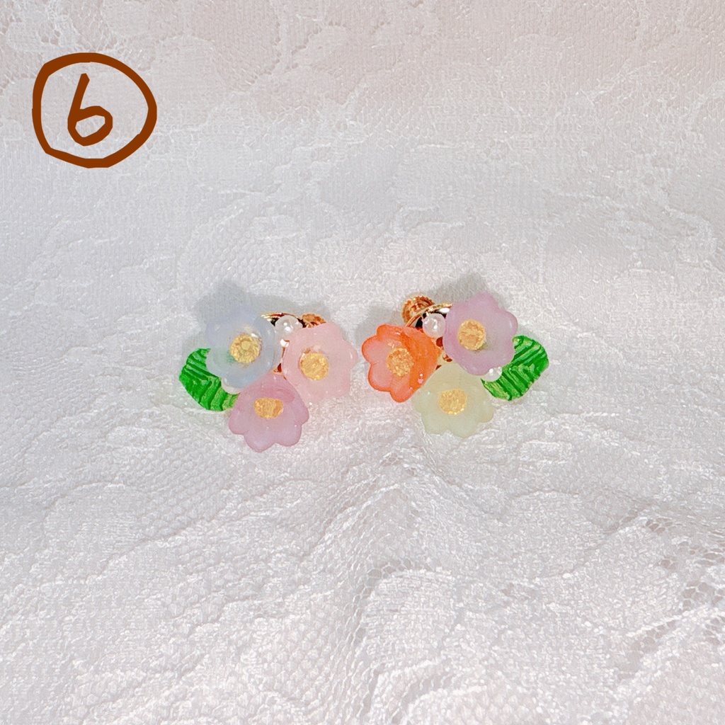 ごきげんふらわ〜イヤリング