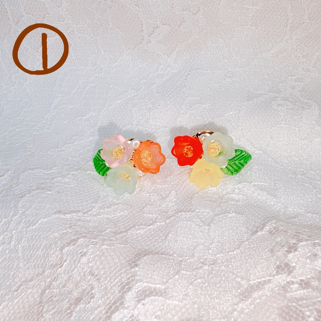 ごきげんふらわ〜イヤリング