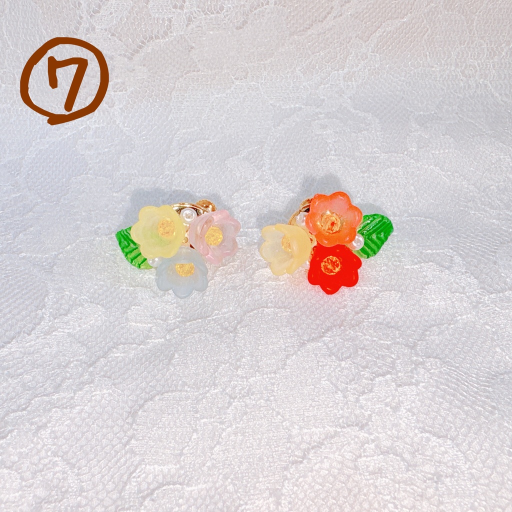 ごきげんふらわ〜イヤリング