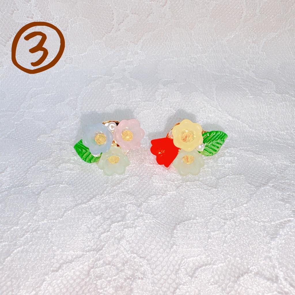 ごきげんふらわ〜イヤリング