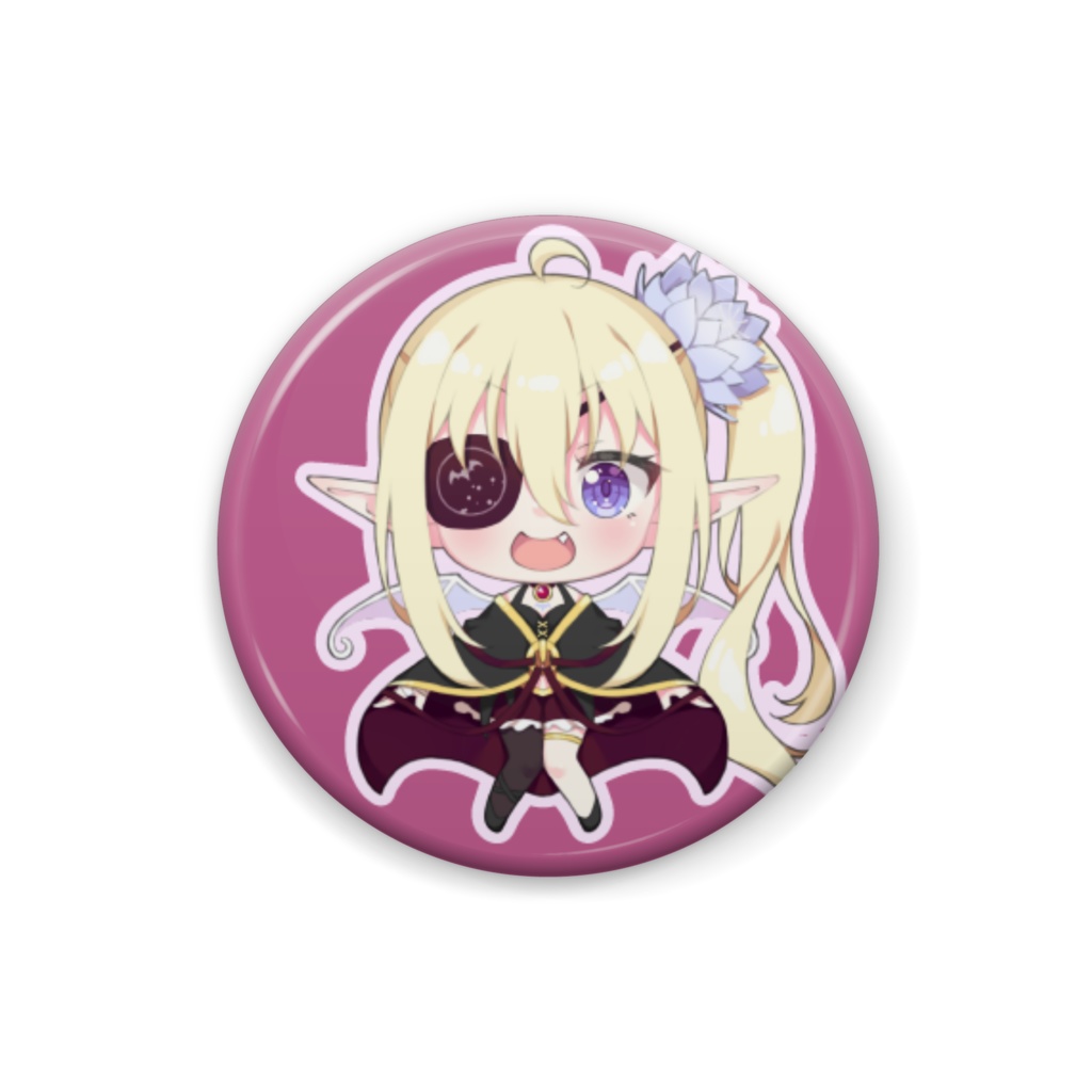 鬼吸魔りあな デビュー記念SD缶バッチ