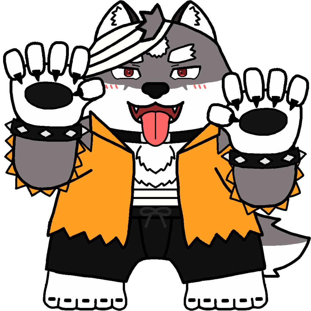 魂これ×ハロウィンアクリルキーホルダー 土佐(オオカミ男ver)