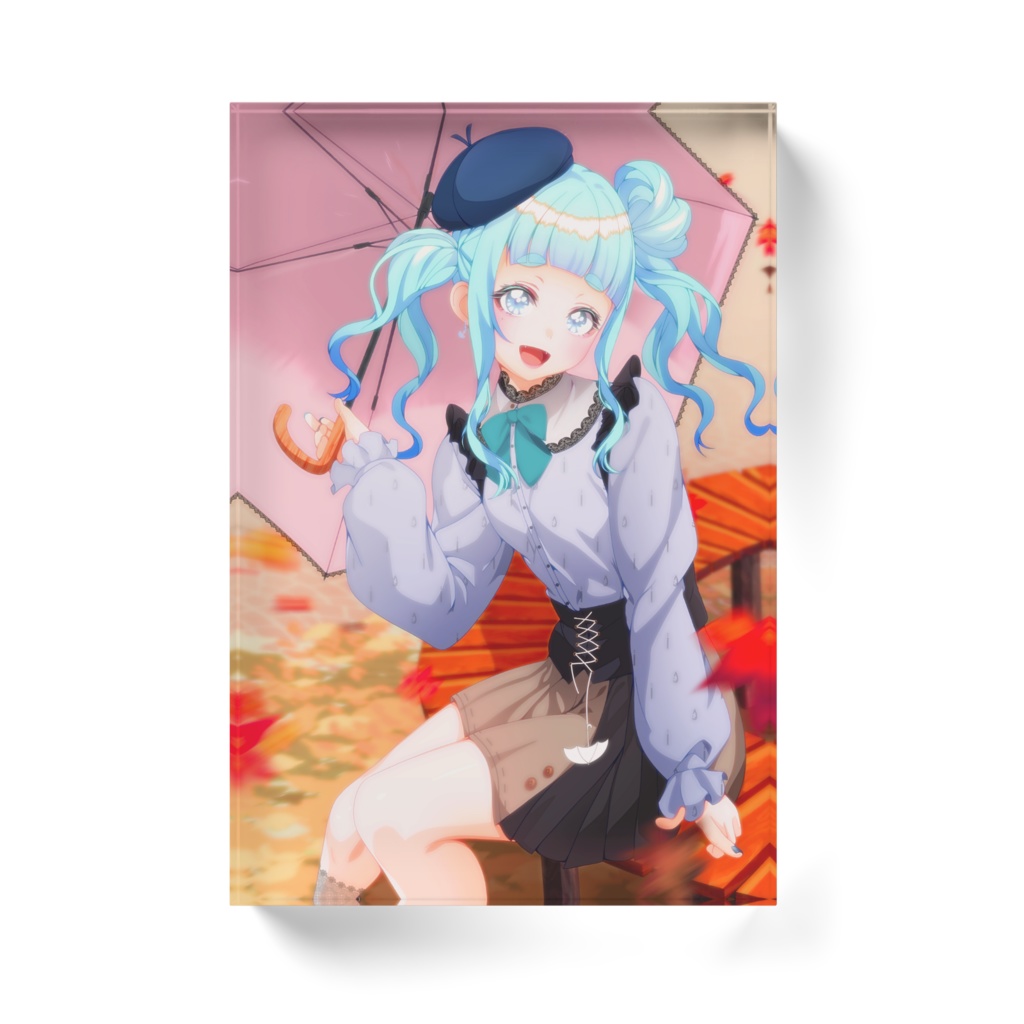 おめかしつむりん(オリジナル衣装) アクリルブロック