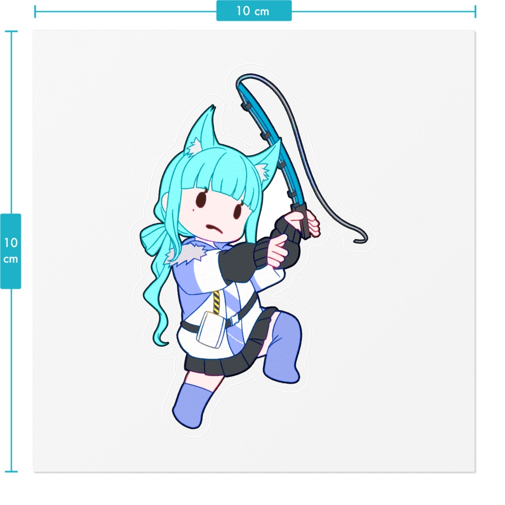 ○○ちゅ‼️つむりん ステッカー