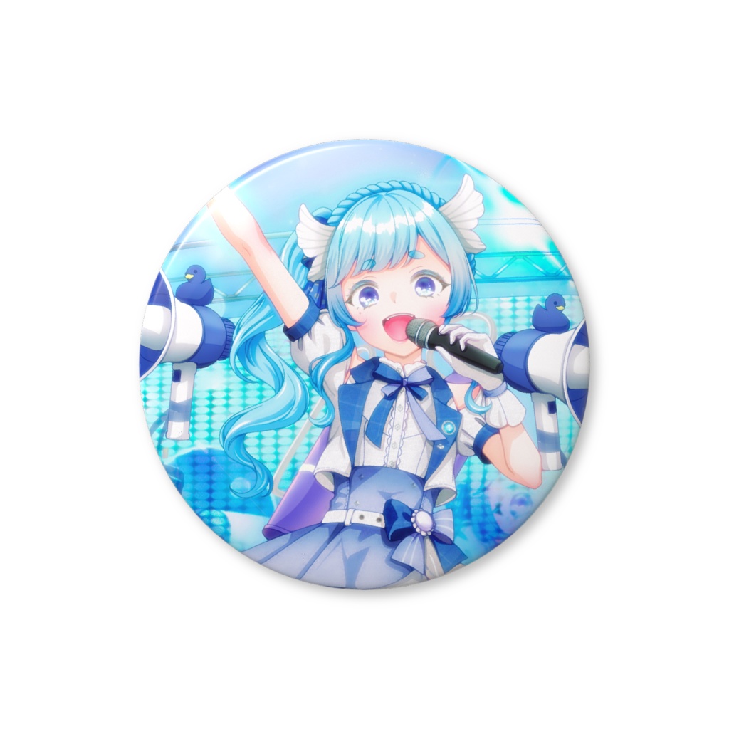 アイドルつむりん　缶バッチ