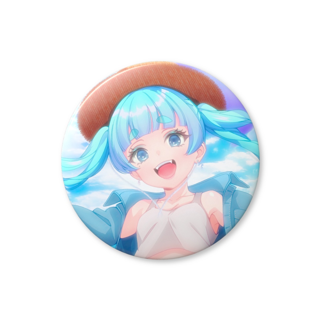 セカイつむりん　缶バッジ