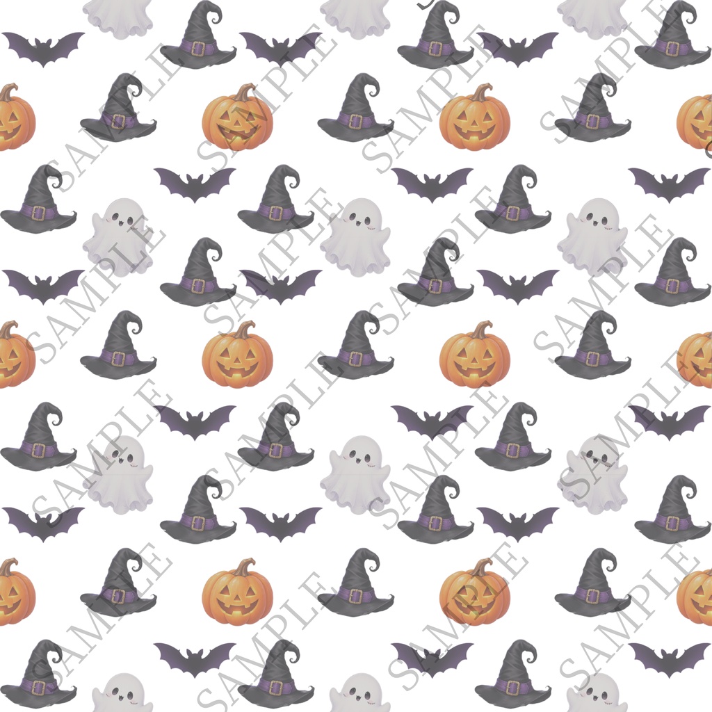 ハロウィン デジタルペーパー ラッピングペーパー 手帳素材 8色セット コラージュ 素材 デジタル素材