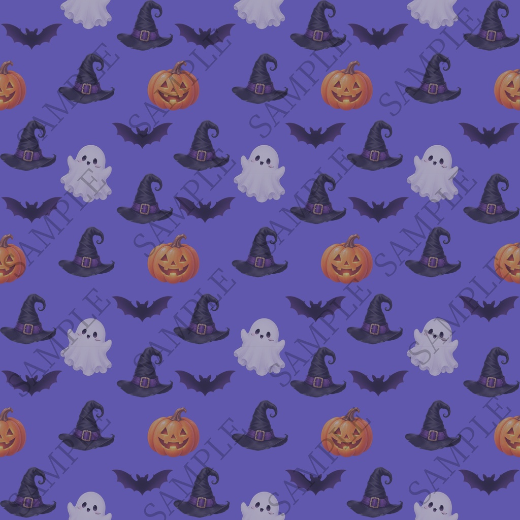 ハロウィン デジタルペーパー ラッピングペーパー 手帳素材 8色セット コラージュ 素材 デジタル素材