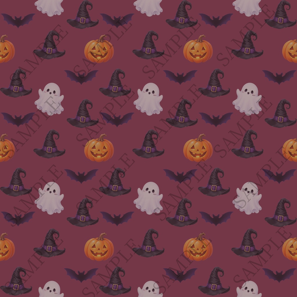 ハロウィン デジタルペーパー ラッピングペーパー 手帳素材 8色セット コラージュ 素材 デジタル素材