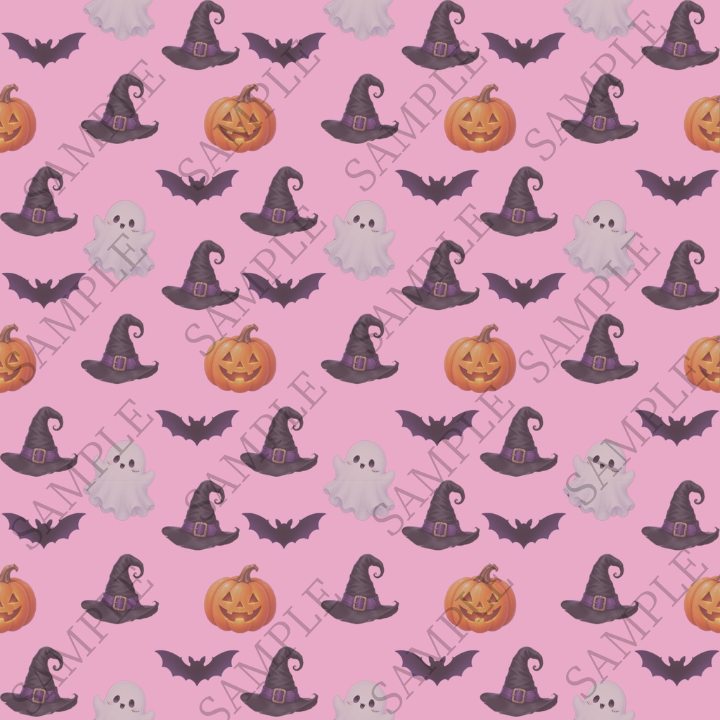 ハロウィン デジタルペーパー ラッピングペーパー 手帳素材 8色セット コラージュ 素材 デジタル素材