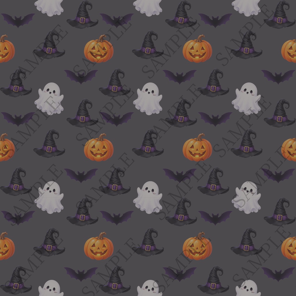 ハロウィン デジタルペーパー ラッピングペーパー 手帳素材 8色セット コラージュ 素材 デジタル素材