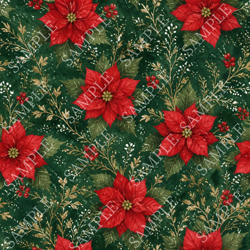 クリスマス デジタルペーパー 6枚セット|大人かわいい 背景素材・コラージュ・手帳・ラッピング素材 PNG 3600×3600px