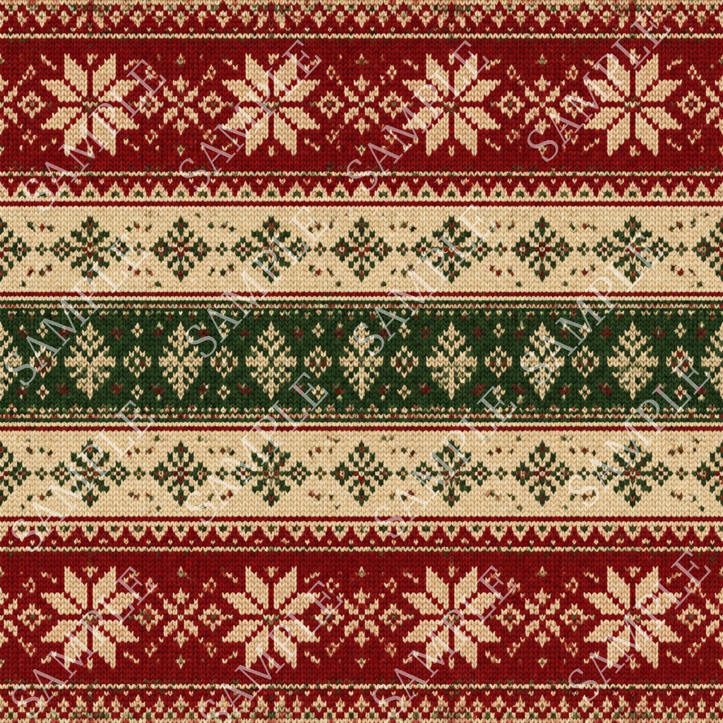 クリスマス デジタルペーパー 6枚セット|大人かわいい 背景素材・コラージュ・手帳・ラッピング素材 PNG 3600×3600px