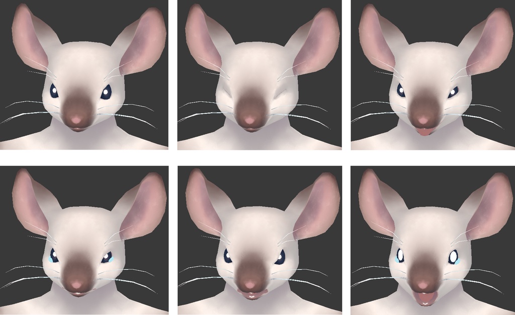 【VRChatアバター】雨鼠-uso-