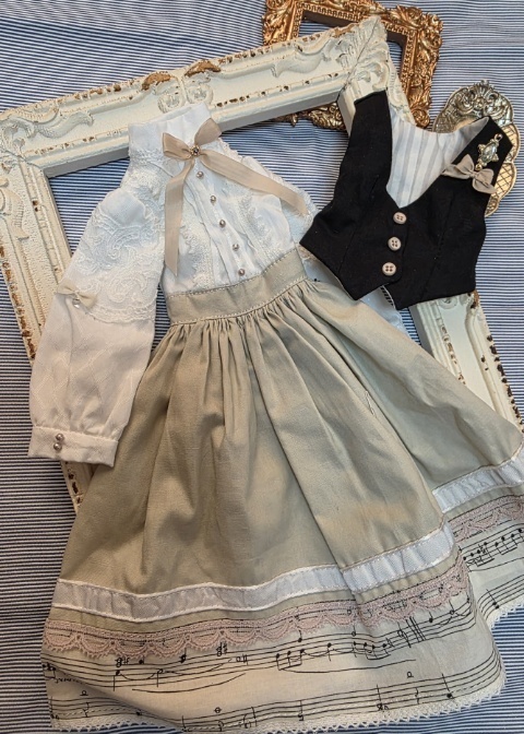 ワンピースとベストset