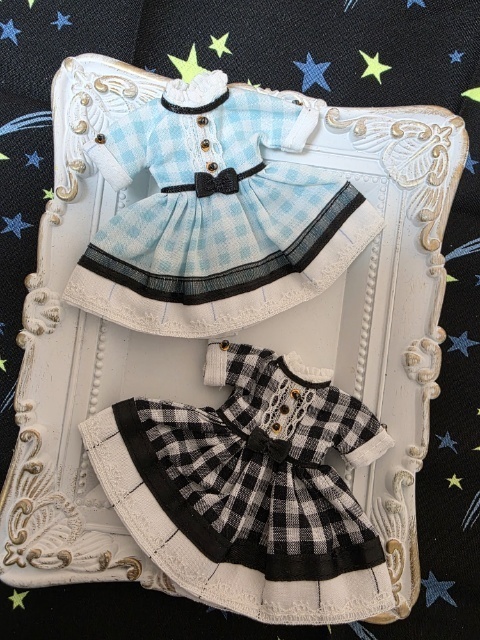 ギンガムチェックのワンピース