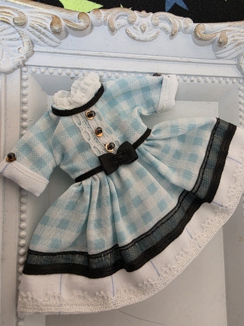 ギンガムチェックのワンピース