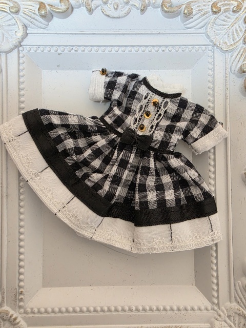 ギンガムチェックのワンピース