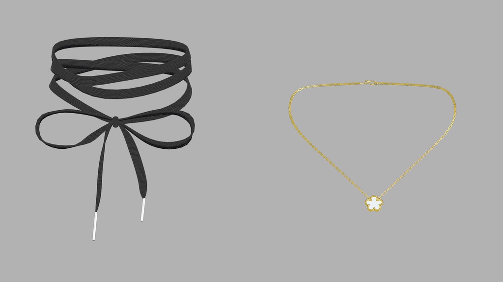 【VRC想定】neckaccessories001&002