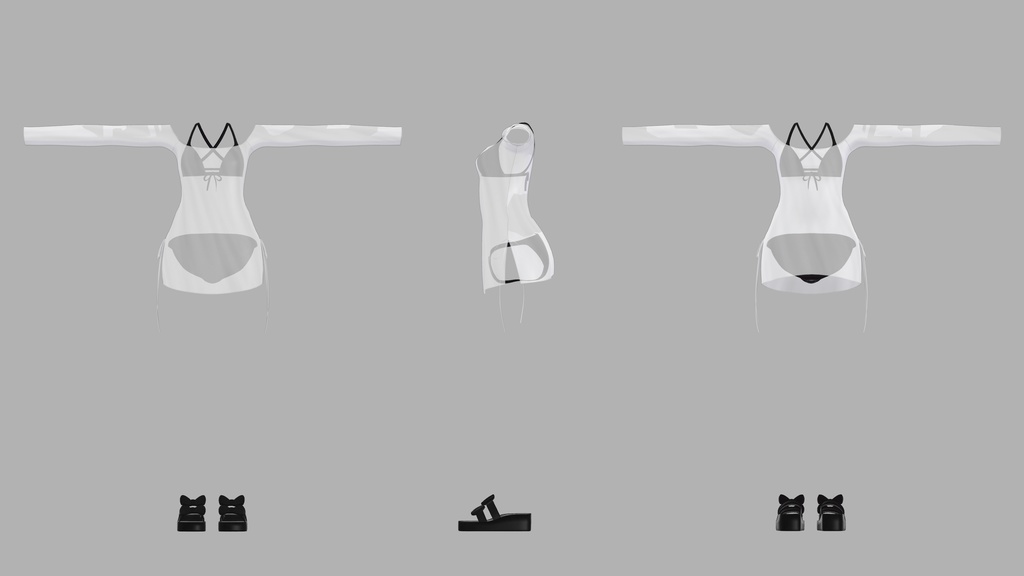 【4アバター対応】simplebikini