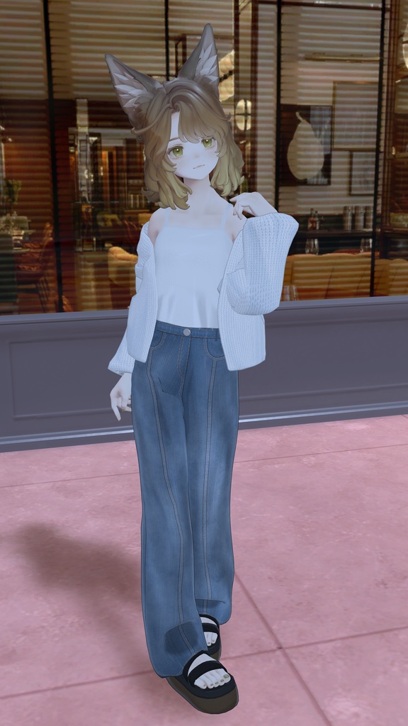 【2025/09/02更新】【6アバター対応】frontseam jeans