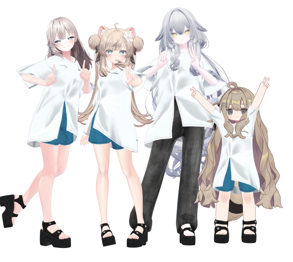 【6アバター対応】simpleclothes005