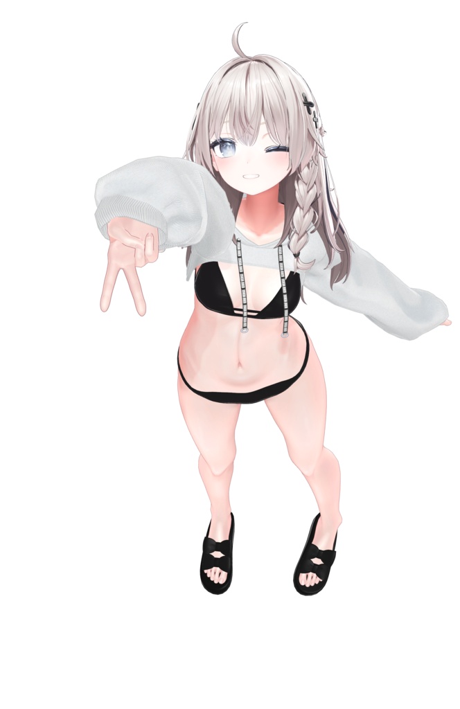 【期間限定無料】chest off hoody【しなの対応】