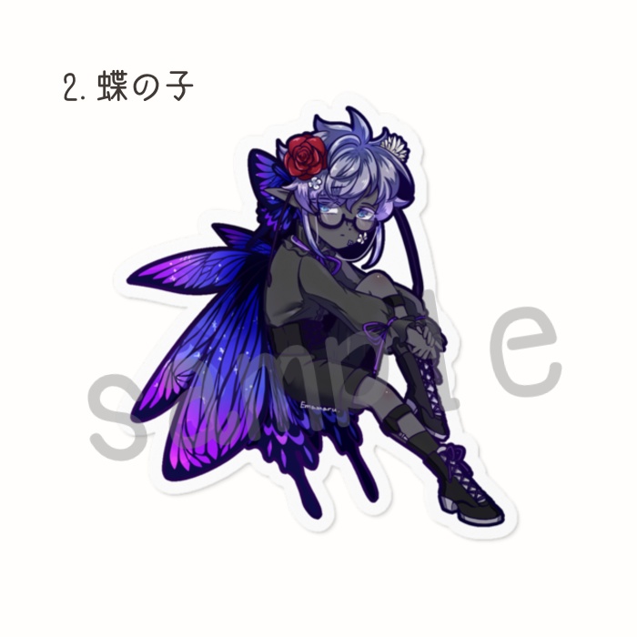 ダイカットステッカー(80mm×80mm)