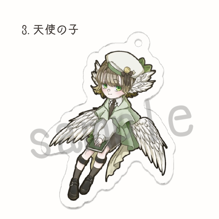 アクリルキーホルダー(50mm×50mm)