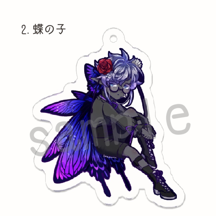 アクリルキーホルダー(50mm×50mm)