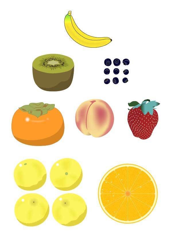 果物のイラスト（Illustrator CC）