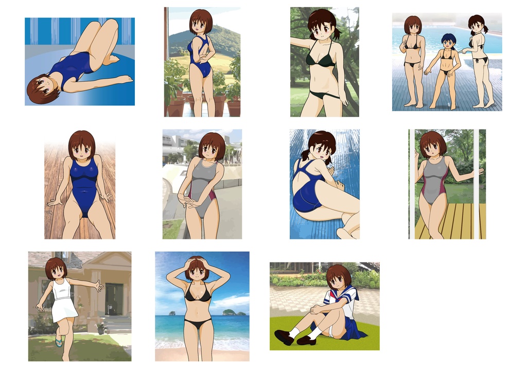 2024年の7・8・9月頃に描いた繪