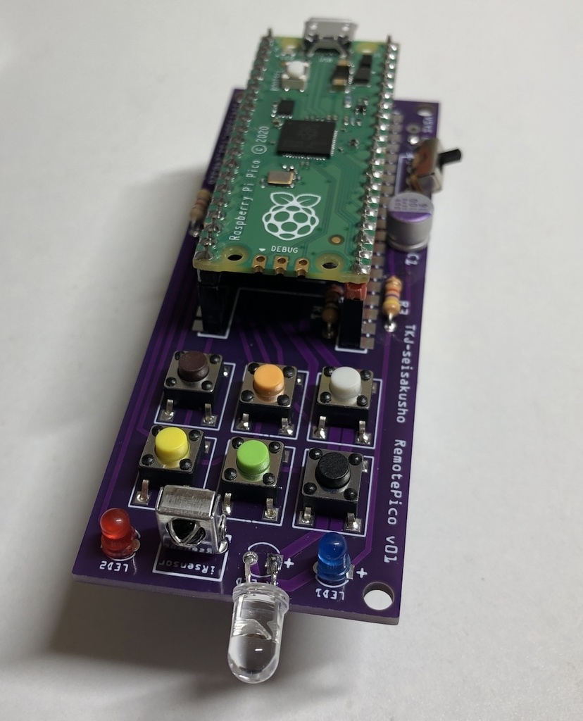Raspberry Pi Picoを使った学習リモコン(RemotePico)