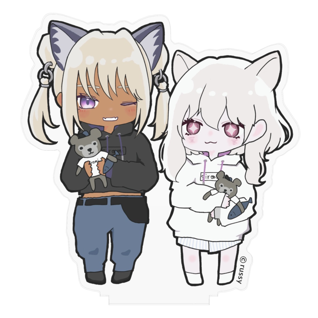 siromi 公式 アクリルスタンド フィギュア ろし×こんにゃくのセット