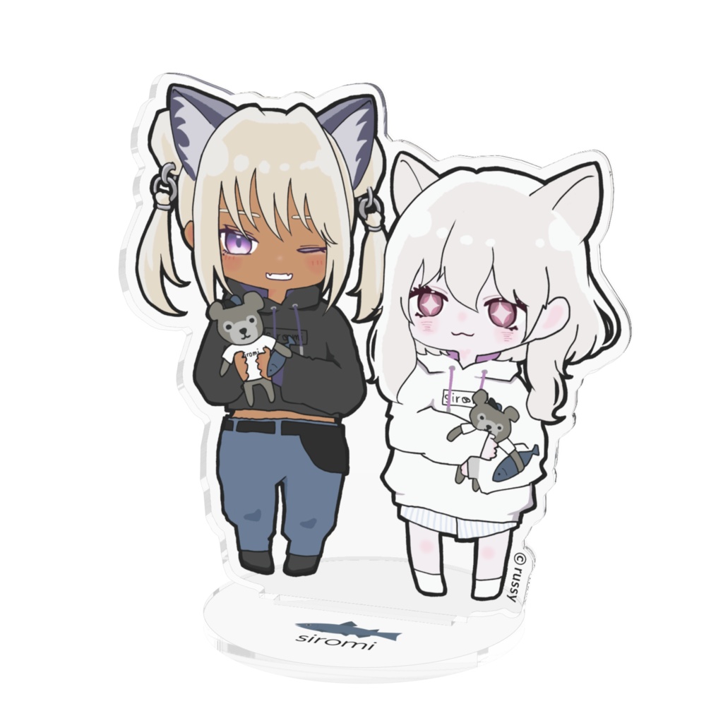 siromi 公式　アクリルスタンド フィギュア　ろし×こんにゃくのセット