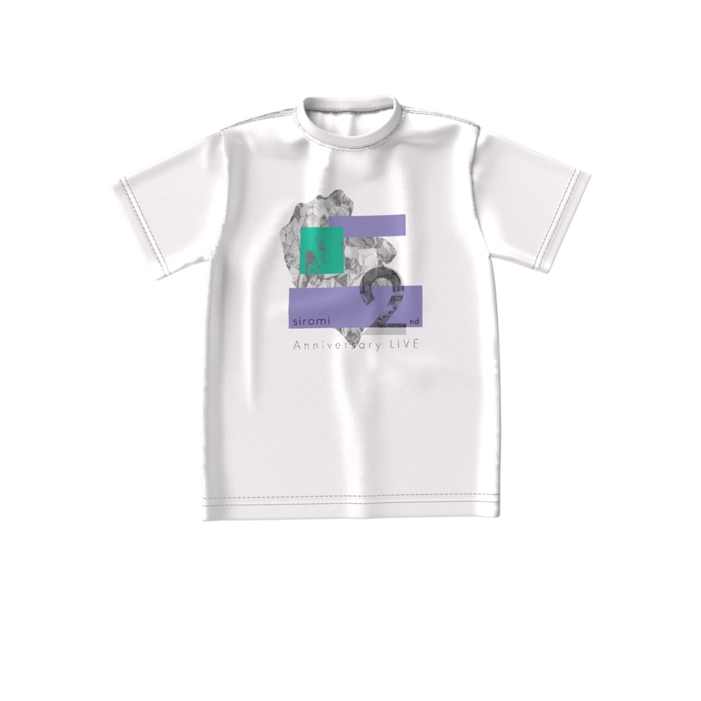 ［ビッグシルエット］siromi 公式　2周年ライブTシャツ