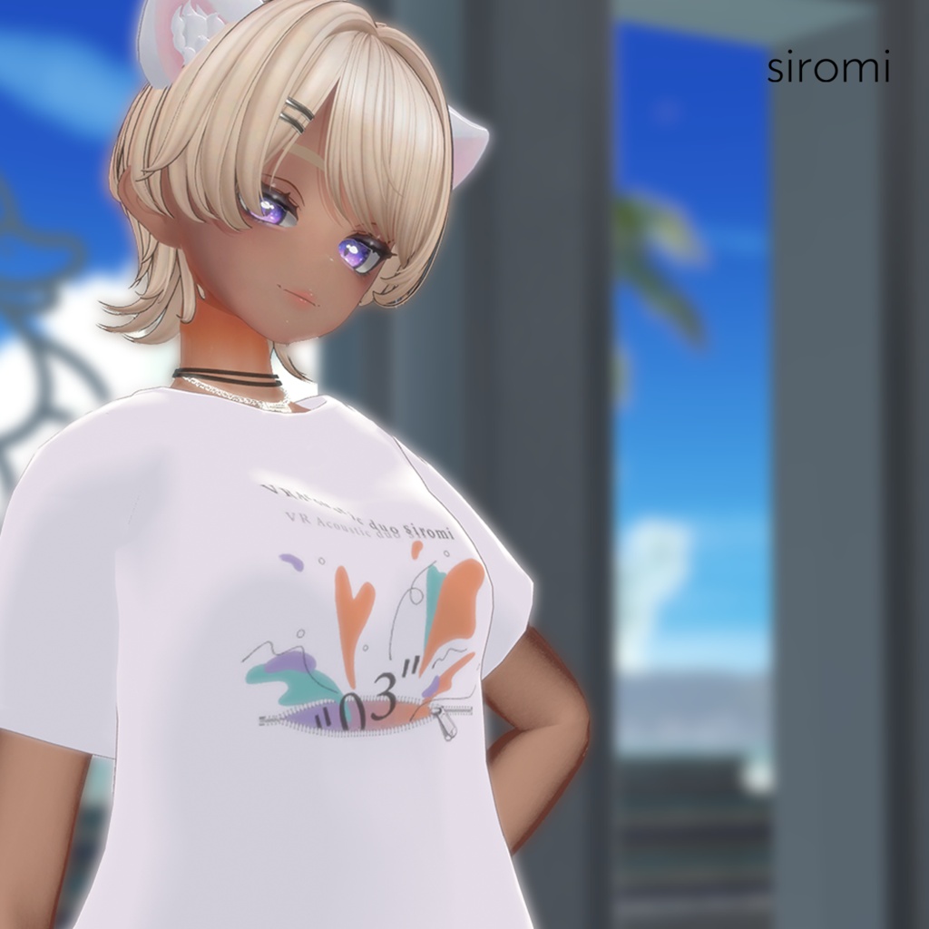 【無料 VRChat】_siromi公式 3nd Anniversary LiveTシャツ 🐟全5色