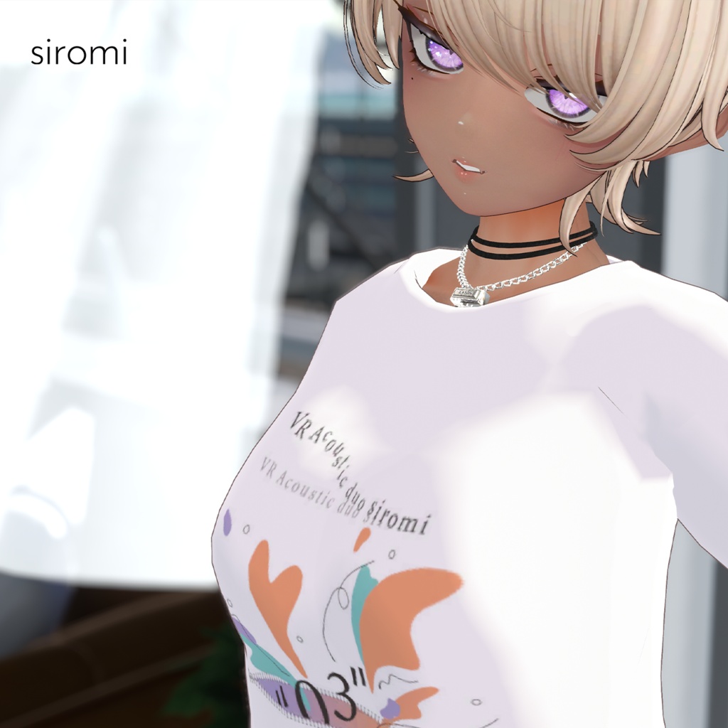 【無料 VRChat】_siromi公式 3nd Anniversary LiveTシャツ 🐟全5色