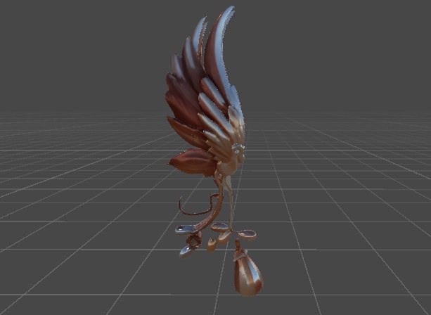 VRchat フェザーイヤリング アクセサリー