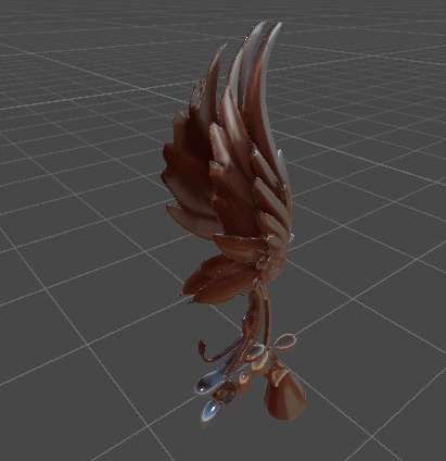 VRchat フェザーイヤリング アクセサリー