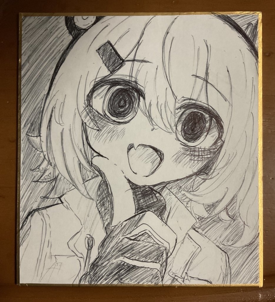 足立レイ色紙
