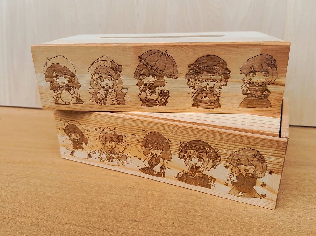 四季勢箱ティッシュケース