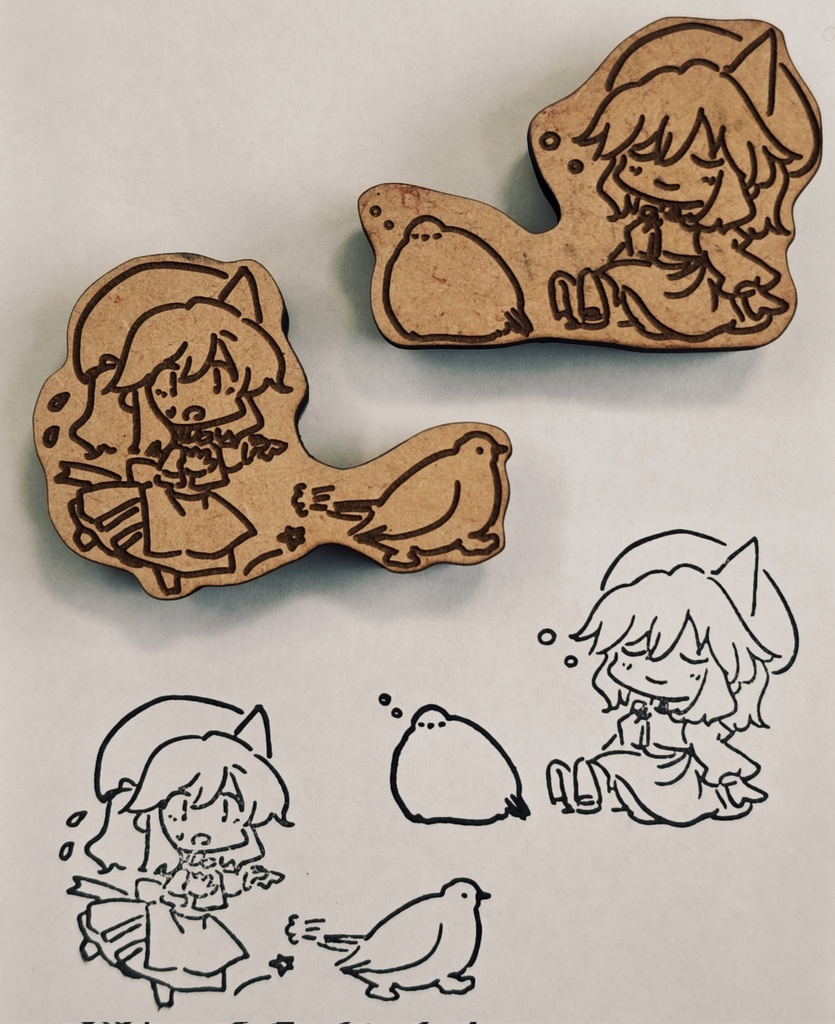 ライチョウレティはんこセット