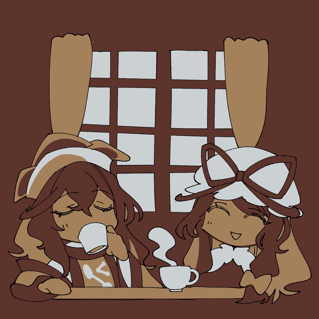 おきゆか象嵌コースター