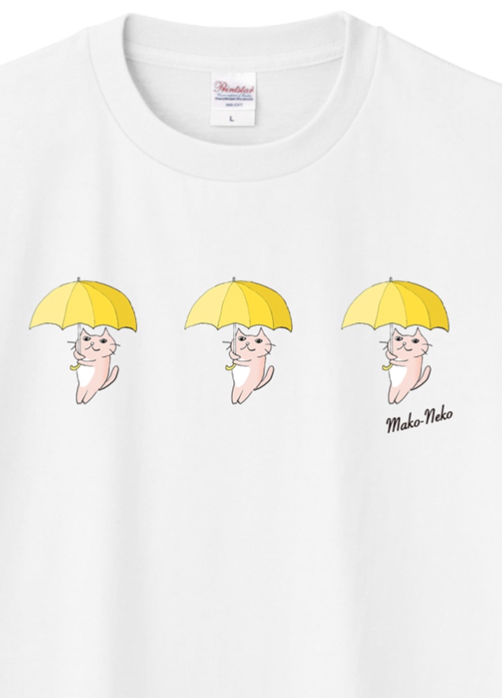 マコネコTシャツ(白)【限定受注生産】