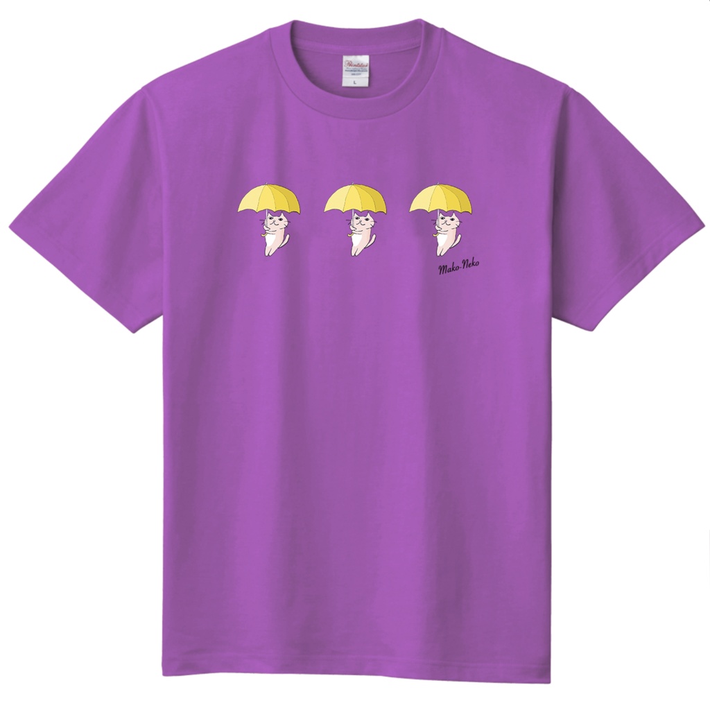マコネコTシャツ【ラベンダー】(限定受注生産)